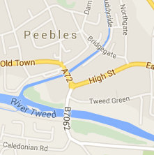 peebles - Location map - Peebles town map